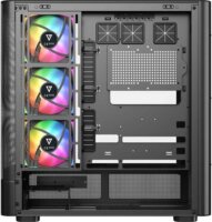 MODECOM Volcano Volcano AQ500 ARGB Midi Torony számítógépház + 4db 120mm ventilátor - Fekete