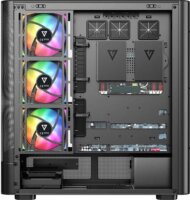 MODECOM Volcano Volcano AQ500 ARGB Midi Torony számítógépház + 4db 120mm ventilátor - Fekete