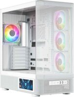 MODECOM Volcano Volcano AQ400 ARGB Midi torony számítógépház + 4db 120mm ventilátor - Fehér