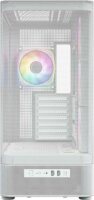 MODECOM Volcano Volcano AQ400 ARGB Midi torony számítógépház + 4db 120mm ventilátor - Fehér