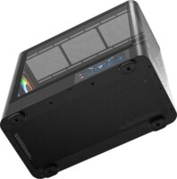 MODECOM Volcano Volcano AQ400 ARGB Midi torony számítógépház + 4db 120mm ventilátor - Fekete