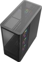 MODECOM Volcano Volcano AQ400 ARGB Midi torony számítógépház + 4db 120mm ventilátor - Fekete