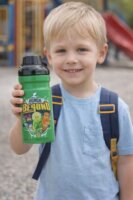 LEGO Room Copenhagen Ninjago mintás műanyag gyerek kulacs 390ml - Zöld