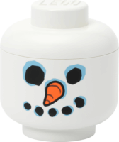 LEGO Room Copenhagen Mini Hóember tárolófej 1,2L - Fehér