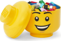 LEGO Room Copenhagen Mini Happy Boy tárolófej 2L - Sárga