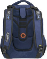 Budmil ergonómiai hátitáska autó mintával - Kék/Narancs