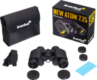 Levenhuk New Atom 7x35 Binokuláris Távcső - Fekete