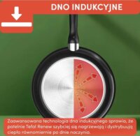 Tefal C4260643 Renewal serpenyő 28cm - Fekete