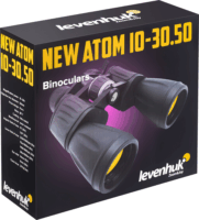 Levenhuk New Atom 10-30x50 Binokuláris Távcső - Fekete
