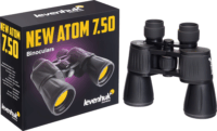 Levenhuk New Atom 7x50 Binokuláris Távcső - Fekete