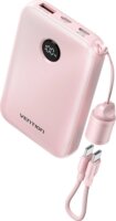 Vention FKAP0-C Powerbank 10000mAH 22.5W (1.5-3A / 5-12V) - Rózsaszín