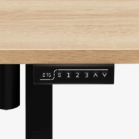 Mark Adler Craft 7.3 Elektromosan állítható Gamer asztal 140 x 70 x 118 cm - Natúr fa/Fekete