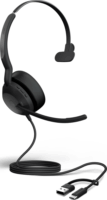 Jabra Evolve2 50 MS USB-C/A Bluetooth Mono Headset - Fekete