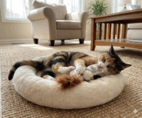 Zolux Macskajáték tollal és macskamentával 13cm