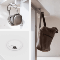 Mark Adler 7.3 Elektromosan állítható Gamer asztal 140 x 70 x 118 cm - Fehér