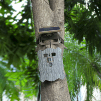 Stealth Gear 720134 Owl 4K Wifi Vadkamera napelemmel - Bézs/ Szürke