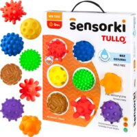 Tullo 8 részes Szenzoros fejlesztő labda bébijáték készlet