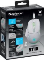 Defender GM-009 Stix RF Wireless RGB Gaming Egér - Fehér