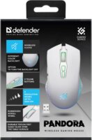 Defender GM-502 Pandora RF Wireless RGB Gaming Egér - Fehér