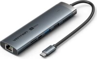 Vention TGUHB 8-in-1 Univerzális USB-C Laptop Dokkoló Állomás 100 Watt
