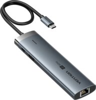 Vention TGUHB 8-in-1 Univerzális USB-C Laptop Dokkoló Állomás 100 Watt
