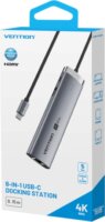 Vention TGUHB 8-in-1 Univerzális USB-C Laptop Dokkoló Állomás 100 Watt