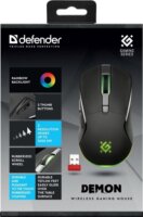 Defender GM-534 Demon RF Wireless RGB Gaming Egér - Fekete