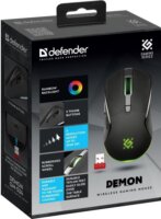 Defender GM-534 Demon RF Wireless RGB Gaming Egér - Fekete