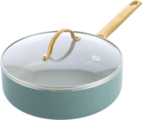 GreenPan Padova Reserve Serpenyő Üveg fedéllel 28cm - Kék