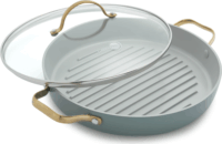 GreenPan Padova Reserve Grill Serpenyő Üveg fedéllel 28cm - Kék