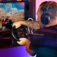 Subsonic Superdrive Multi 220 RS-5 Kormány és pedál - Fekete (PC / PS5)