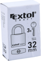Extol Craft 77010 Biztonsági Lakat 3 kulccsal