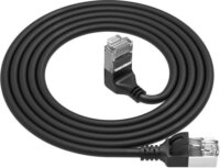 ACT DA4901 U-FTP CAT6A RJ45 Patch Kábel 1m - Fekete