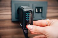 Verbatim 30240 USB-A / 2x USB-C Mini GaN Hálózati Gyorstöltő Adapter 140W - Fekete