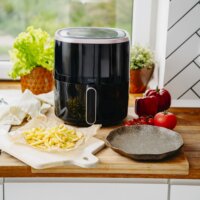 Adler AD 6322 AirFryer Forrólevegős Sütő 5L 2000W - Fekete