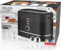 Adler AD 3224 2 Szeletes Kenyérpirító 850W - Fekete