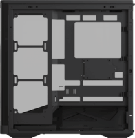 Formula Crystal U9 PA Black Midi torony Számítógépház + 4db 120mm ventilátor - Fekete