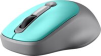 Defender MM-296 Feam Silent RF Wireless Egér - Fekete/Menta Zöld