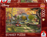 Schmidt Spiele 58050 Thomas Kinkade Studios: Disney - A Róka és a Vadász 1000 darabos Puzzle