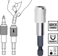 Einhell 118903 M-Case PH + PZ + SL + Torx Bit készlet 33 darabos