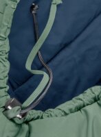 Deuter 370172523491 Orbit Bal cipzáras Hálózsák 220 x 80 cm ( -23°C. / 1 °C) - Zöld