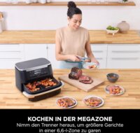 Ninja AF550EU AirFryer Forrólevegős sütő 6,6L 2470 Watt - Fekete