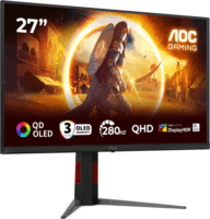 AOC 27" Q27G4ZD 16:9 QHD QD-OLED Gaming Monitor - Fekete