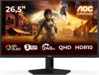 AOC 27" Q27G41ZDF 16:9 QHD QD-OLED Gaming Monitor - Fekete