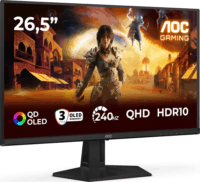 AOC 27" Q27G41ZDF 16:9 QHD QD-OLED Gaming Monitor - Fekete