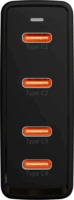 Blow 76-031 4x USB-C Hálózati Gyorstöltő Adapter 100W - Fekete