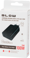 Blow 76-031 4x USB-C Hálózati Gyorstöltő Adapter 100W - Fekete