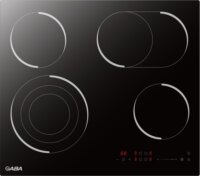 Gaba GMH-C-4TZS Beépíthető 4 zónás elektromos Főzőlap 6700 Watt - Fekete