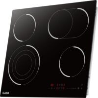 Gaba GMH-C-4TZS Beépíthető 4 zónás elektromos Főzőlap 6700 Watt - Fekete