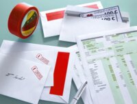 Scotch FT500013055 Biztonsági ragasztószalag 35mm x 33m - Piros